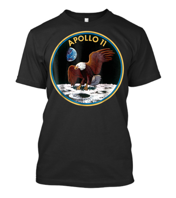 Apollo 11 NASA Space Mission Moon Landing Emblem Eagle T-Shirt