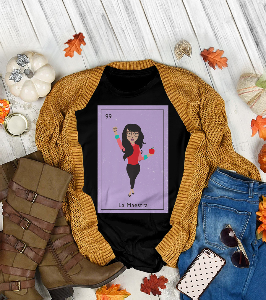 La Maestra Card 99 Apple Raising Fist T-Shirt