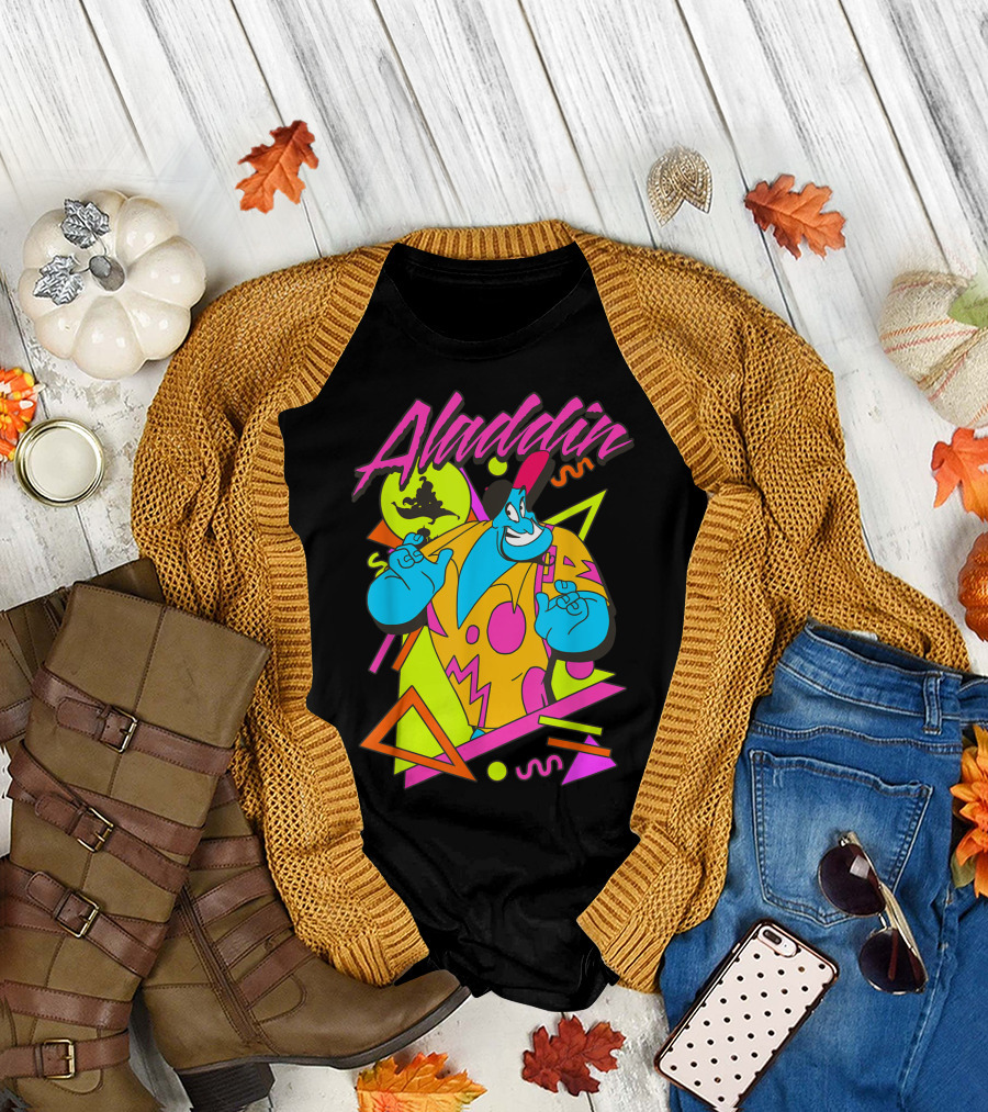 Disney Aladdin Genie Neon T-Shirt