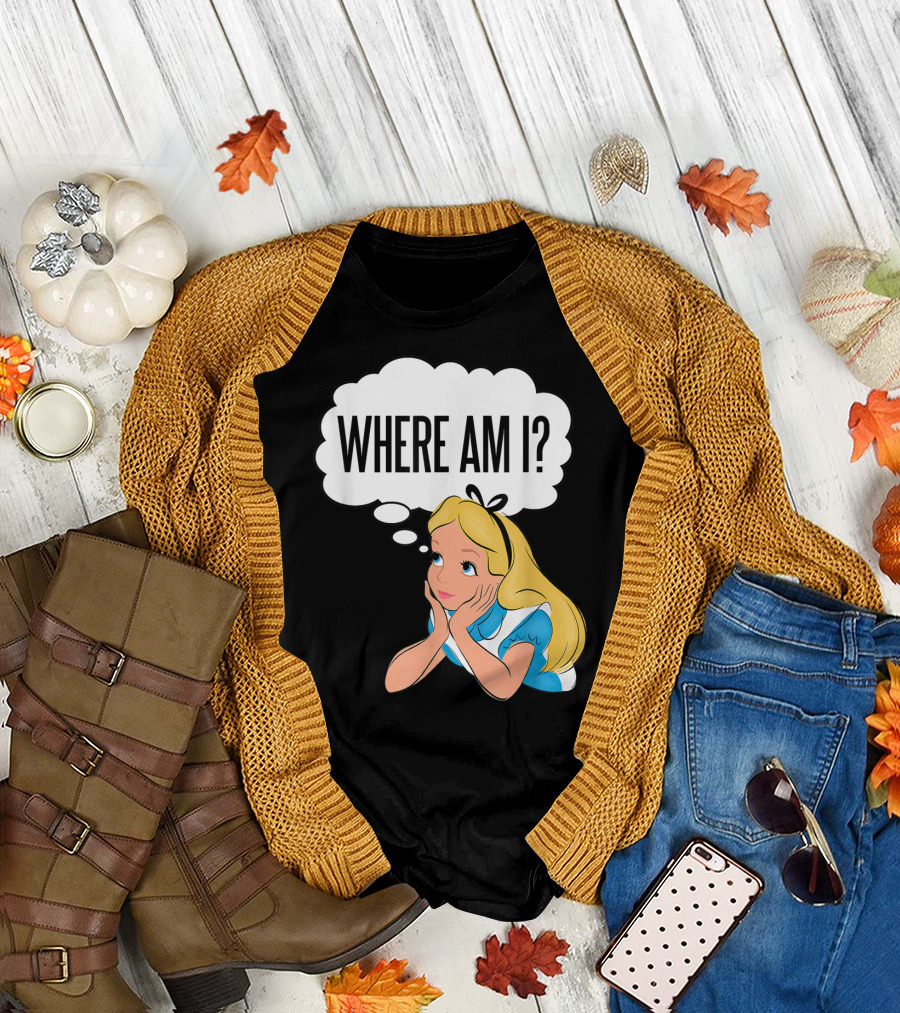 Disney Alice in Wonderland Where Am I? T-Shirt