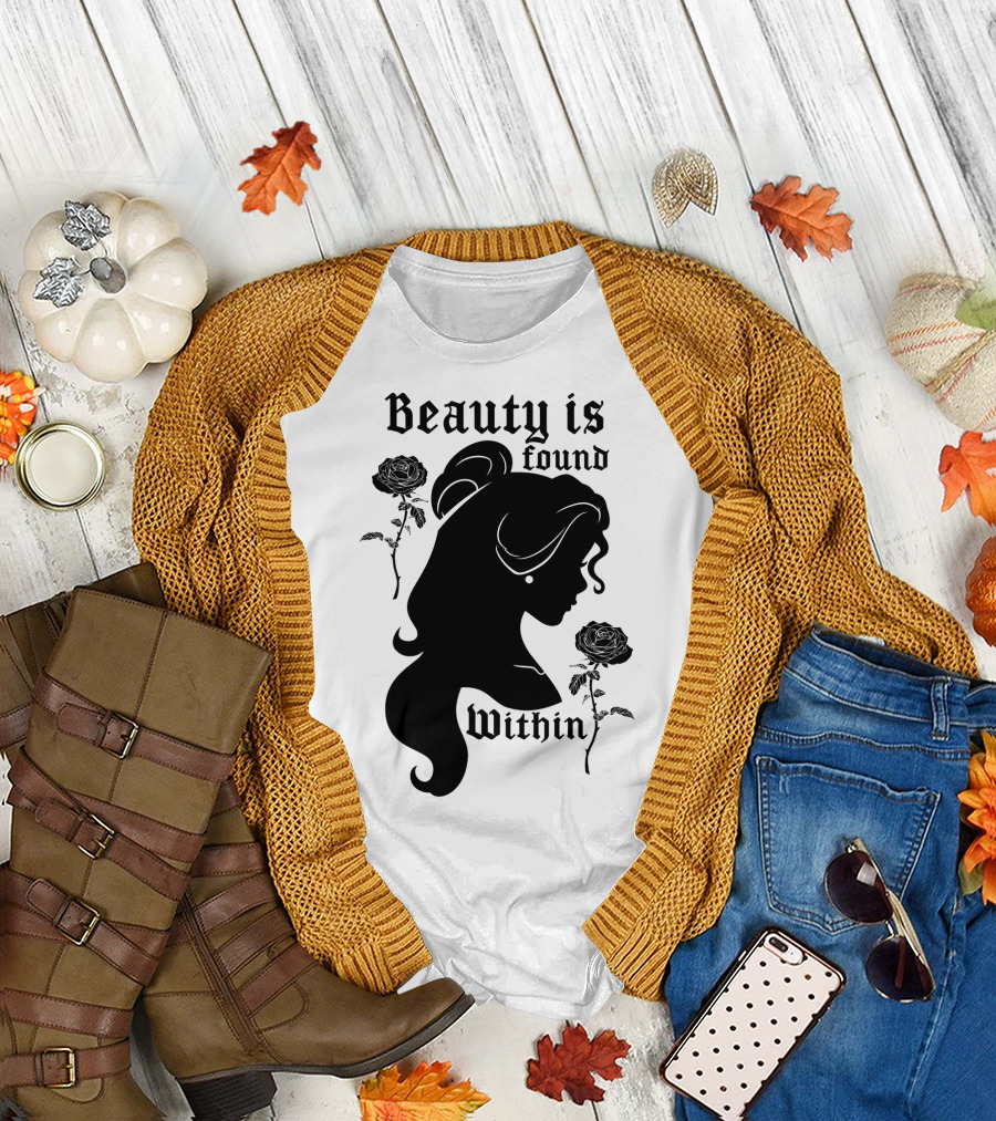 Disney Beauty and the Beast Belle Beauty is Found Within T-Shirt