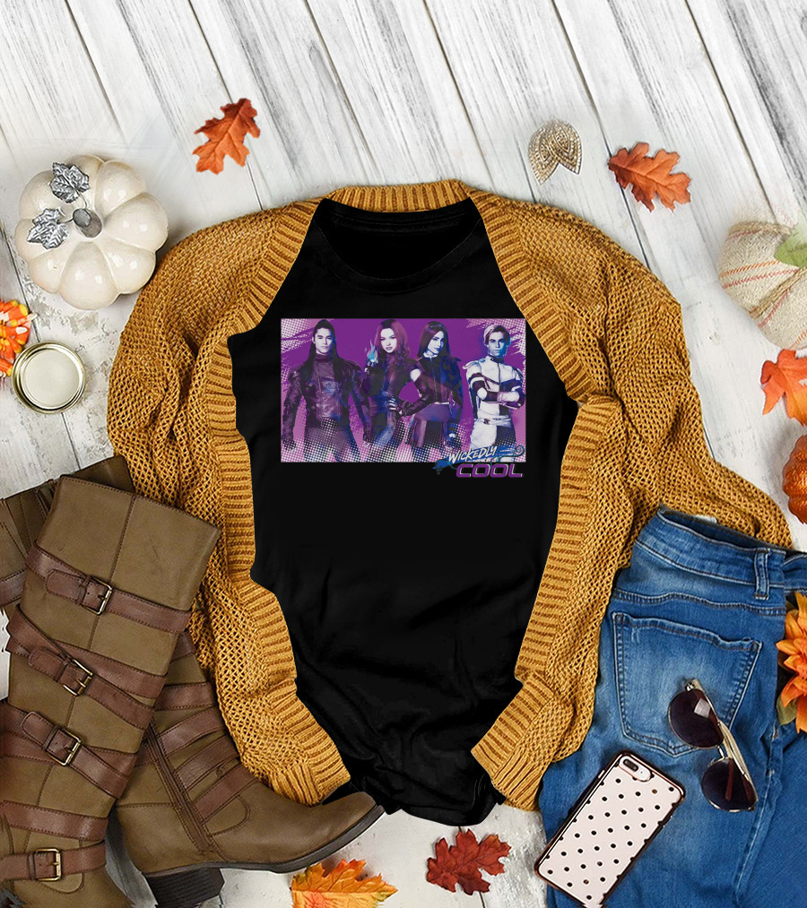 Disney Descendants 3 Carlos Mal Jay Evie Wickedly Cool T-Shirt