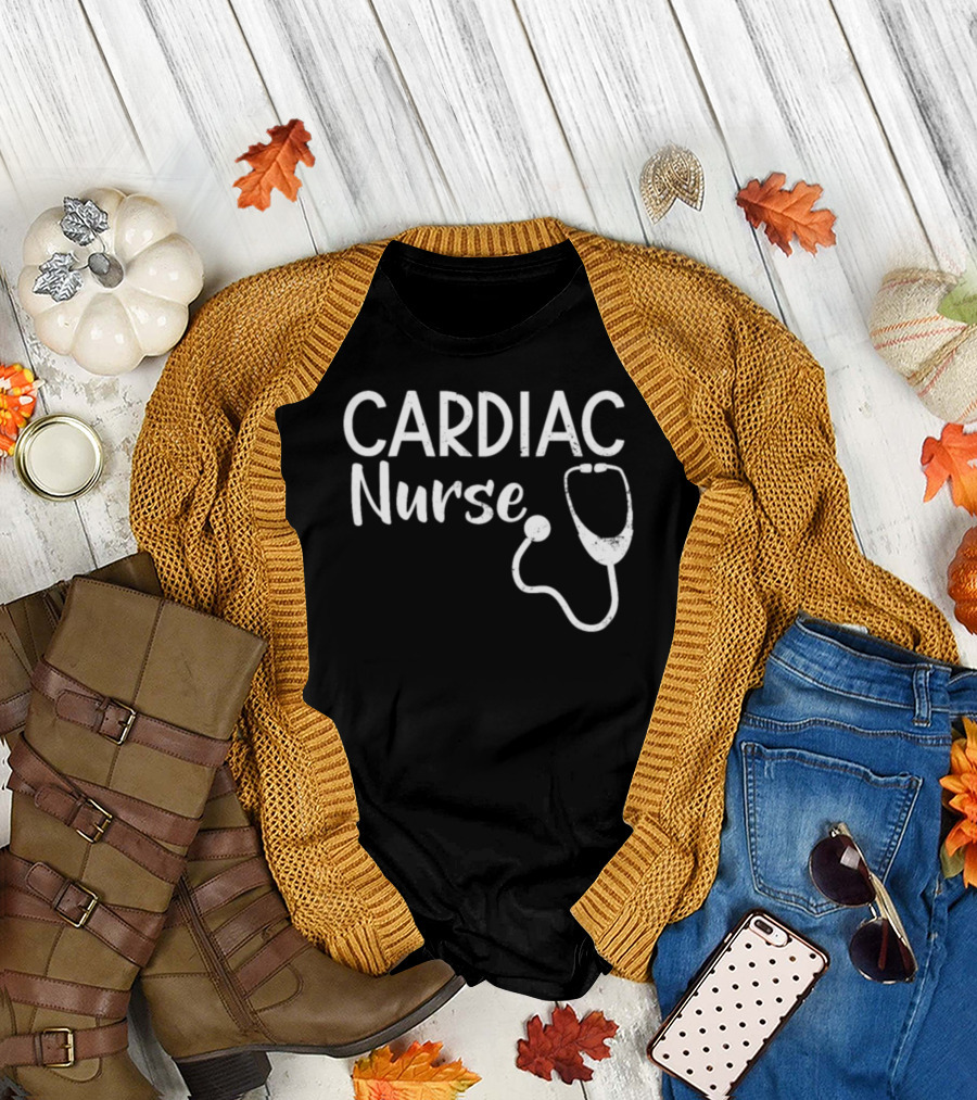 Cardiac Nurse Stethoscope Future Nurse T-Shirt