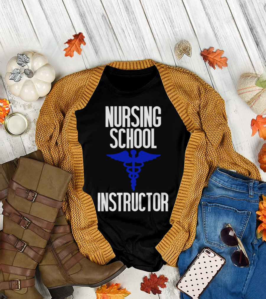 Nursing School Instructor Caduceus T-Shirt