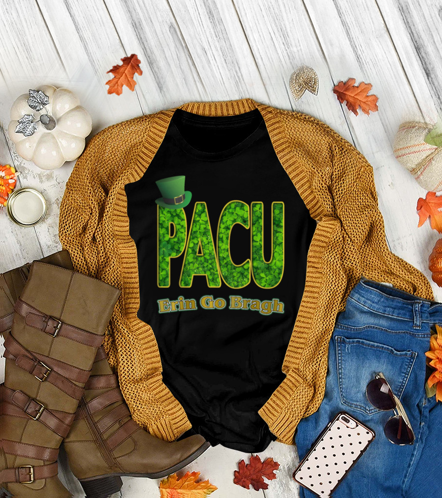 Pacu Erin Go Bragh Shamrock Nurses T-Shirt