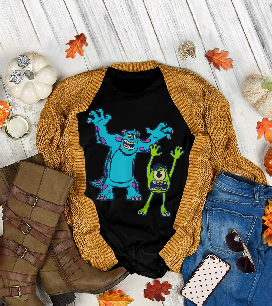 Disney Pixar Monsters University Sulley and Mike Scare Pose T-Shirt