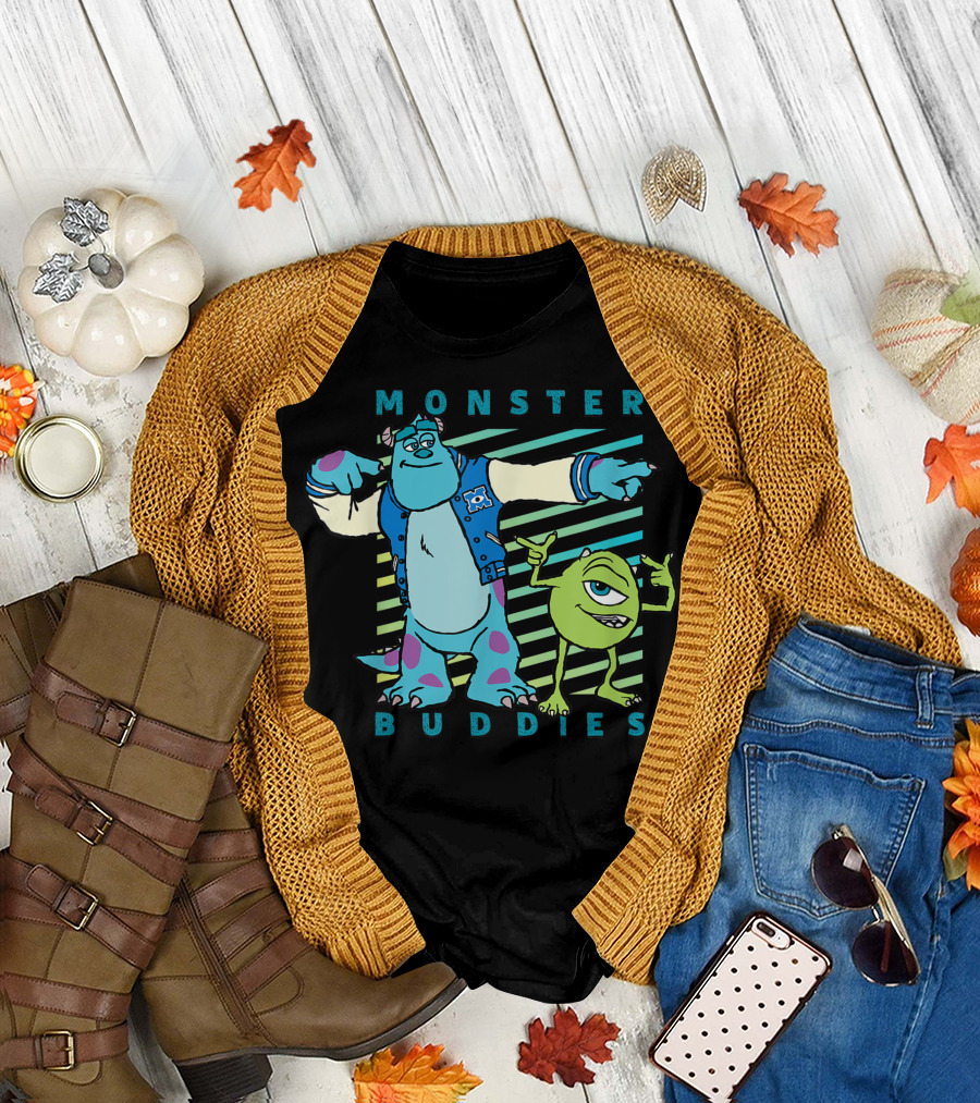 Disney Pixar Monster Buddies Sulley And Mike Wazowski T-Shirt