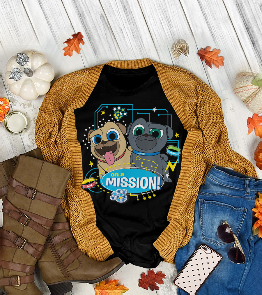 Disney Puppy Dog Pals on a Mission Adventure with Bingo and Rolly T-Shirt