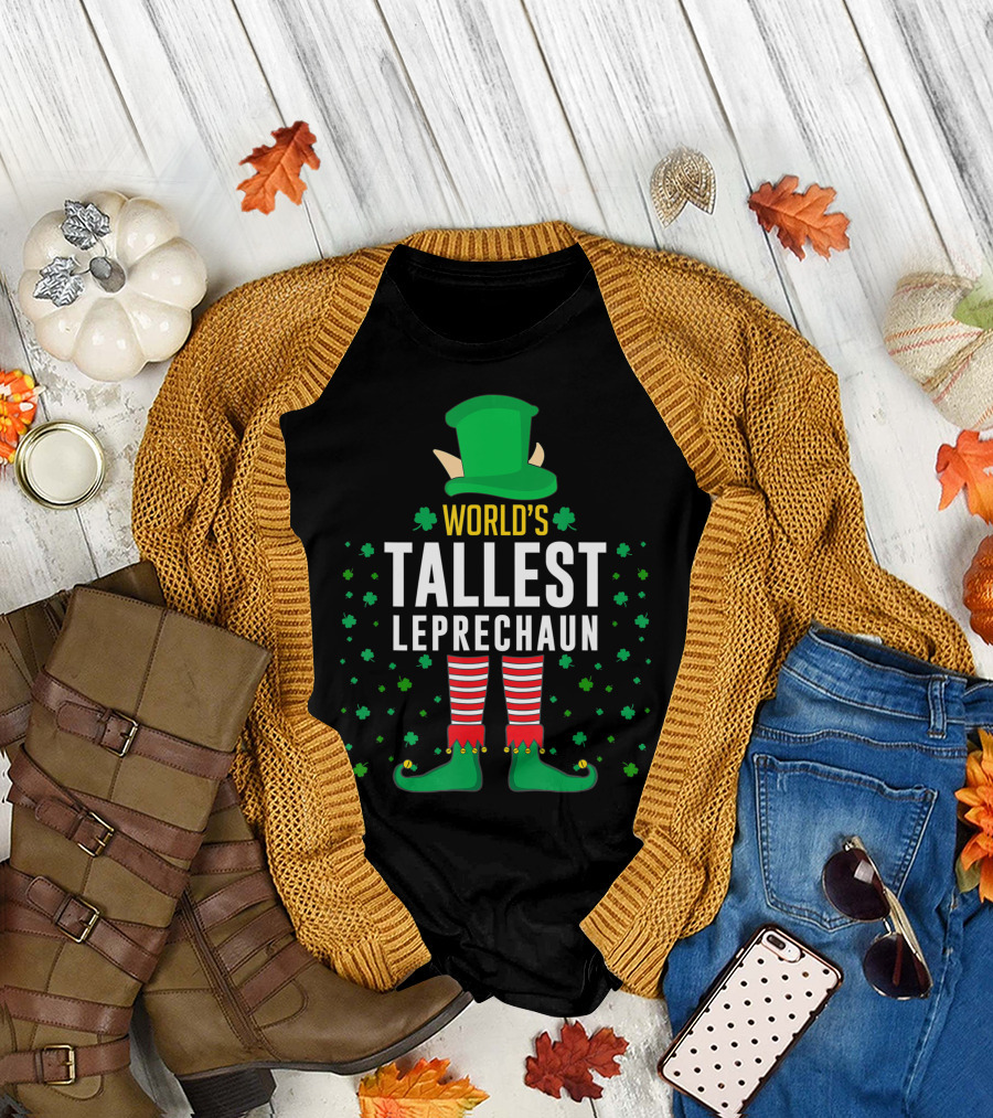 World's Tallest Leprechaun St Patrick's Day Irish T-Shirt