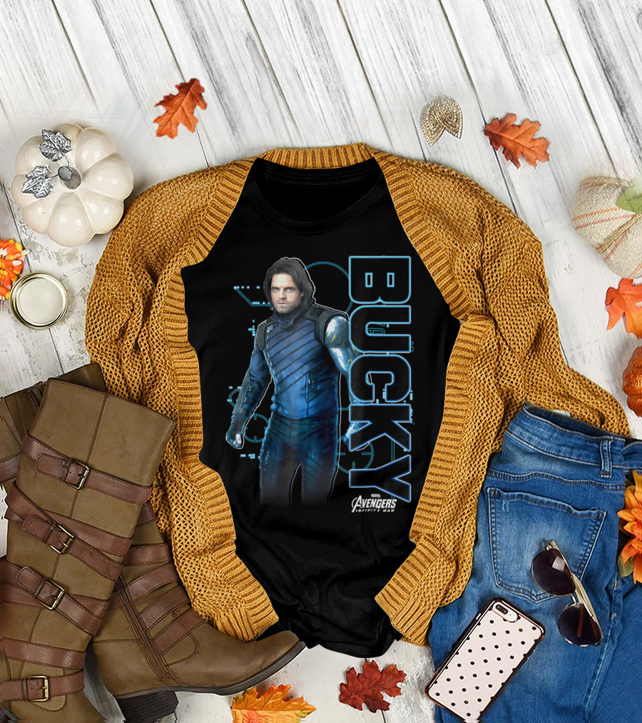 Bucky Marvel Avengers Infinity War Tech T-Shirt