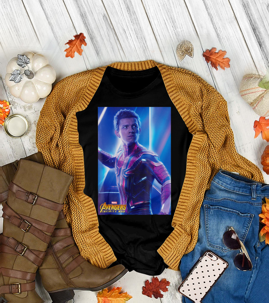 Marvel Avengers Infinity War Spider Man No Mask T-Shirt