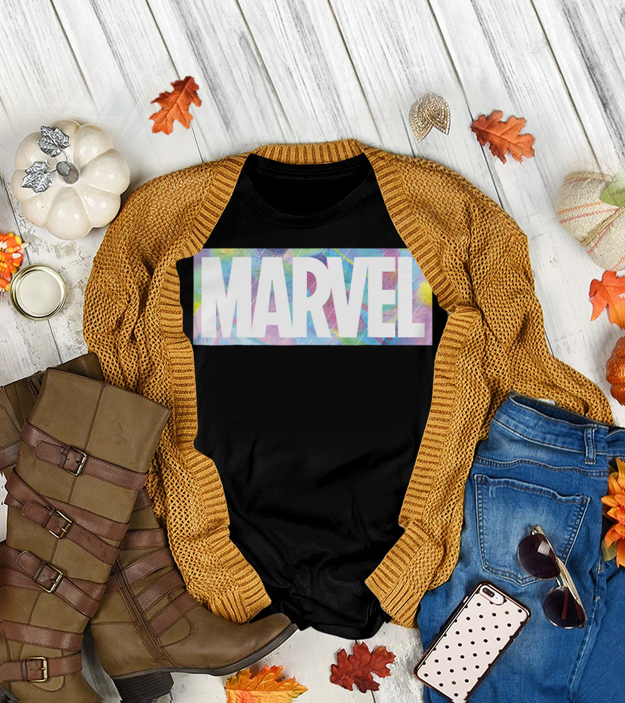 Marvel Iridescent Logo Block T-Shirt