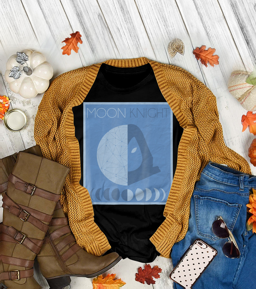 Moon Knight Constellation Phases Mask T-Shirt
