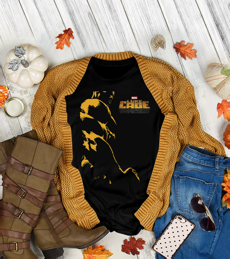 Marvel Luke Cage Bold Monochromatic T-Shirt