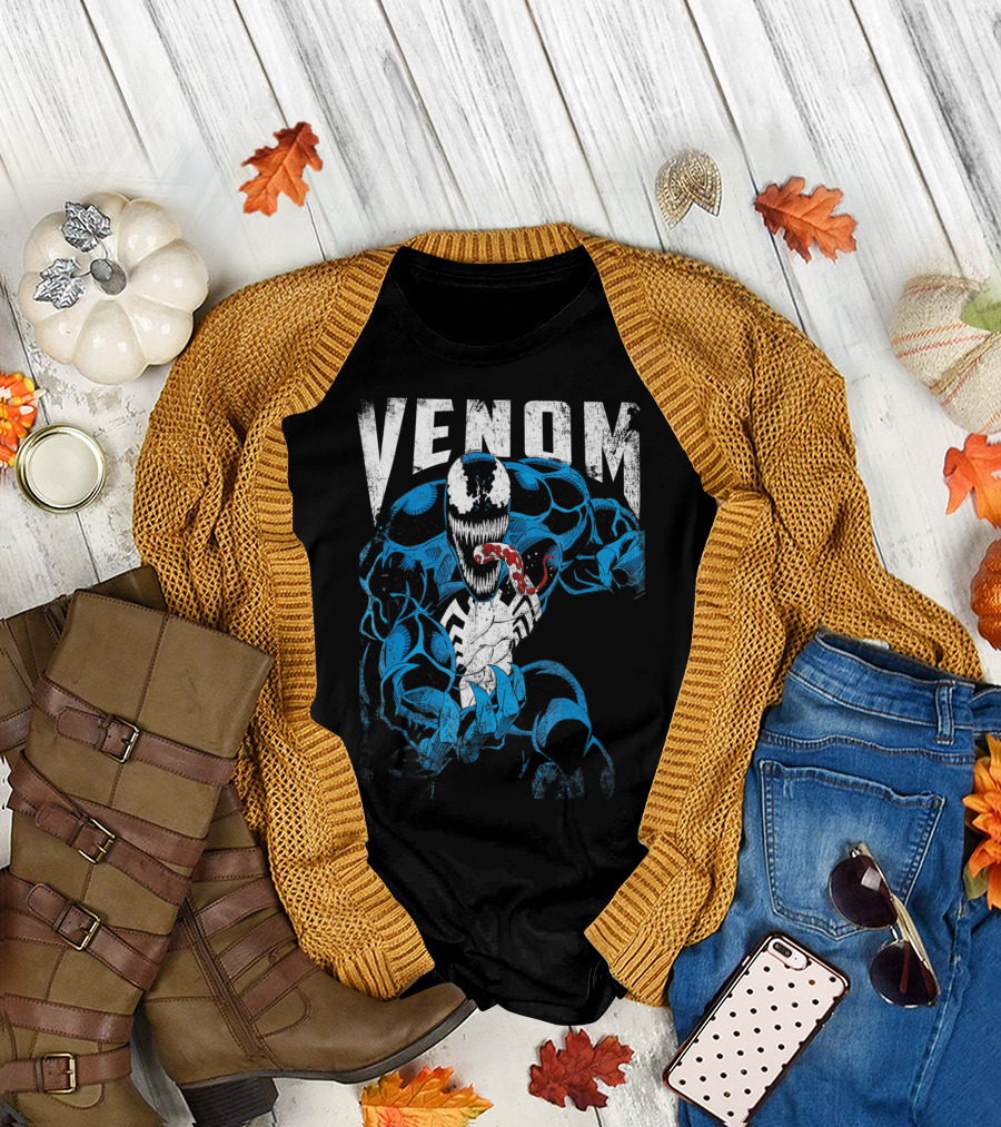 Venom Marvel Bloody Tongue T-Shirt