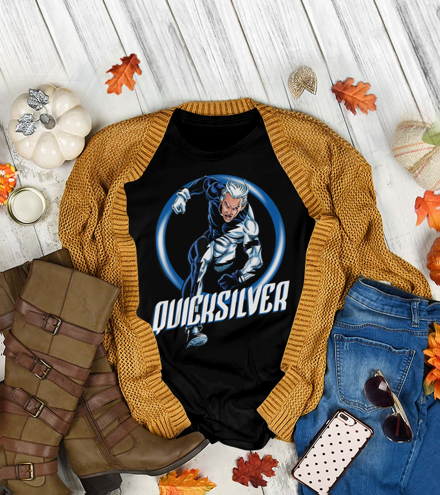 Marvel X Men Quicksilver Dynamic Dash Heroic Speed Power T-Shirt
