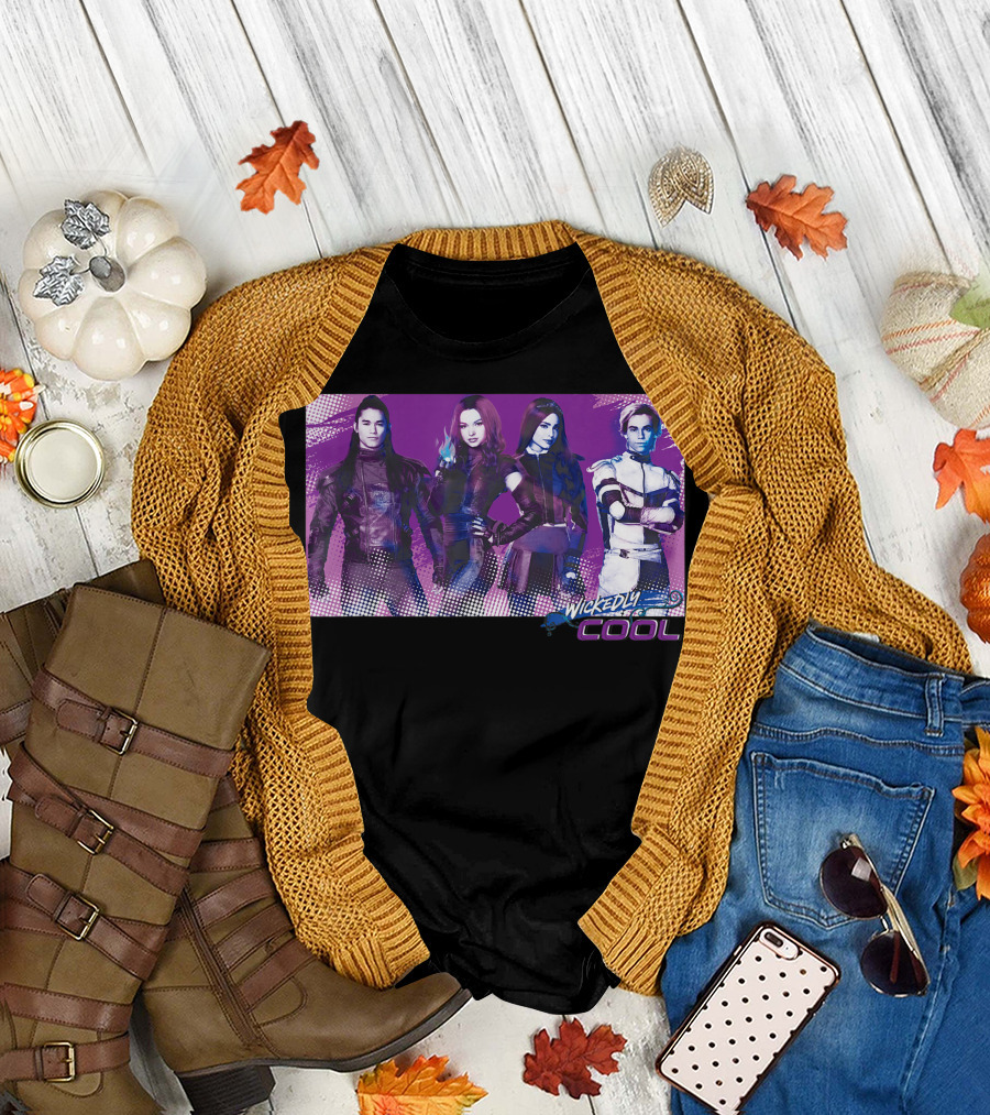 Descendants 3 Wickedly Cool Carlos Mal Jay Evie T-Shirt