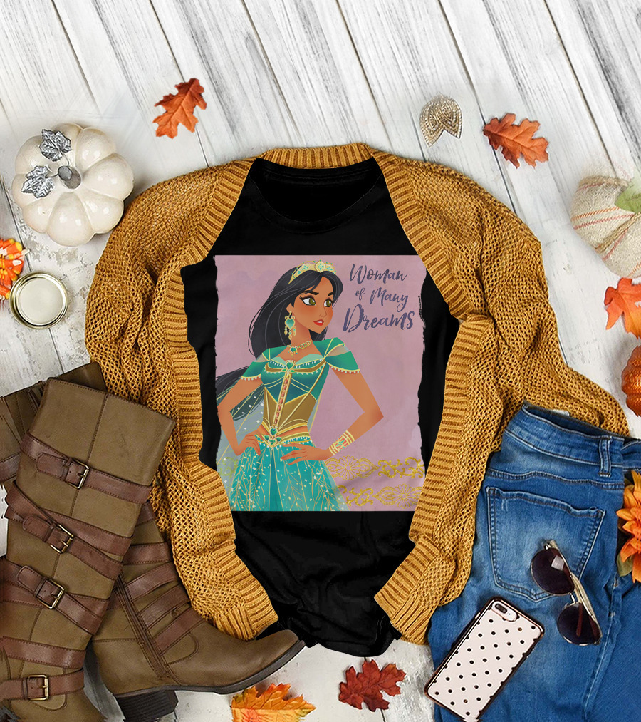 Woman of Many Dreams Disney Aladdin Live Action Jasmine T-Shirt