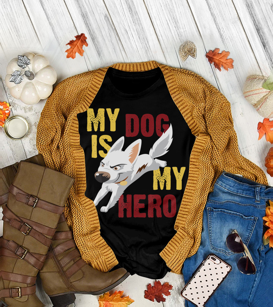 Disney Bolt My Dog Is My Hero Jumping T-Shirt