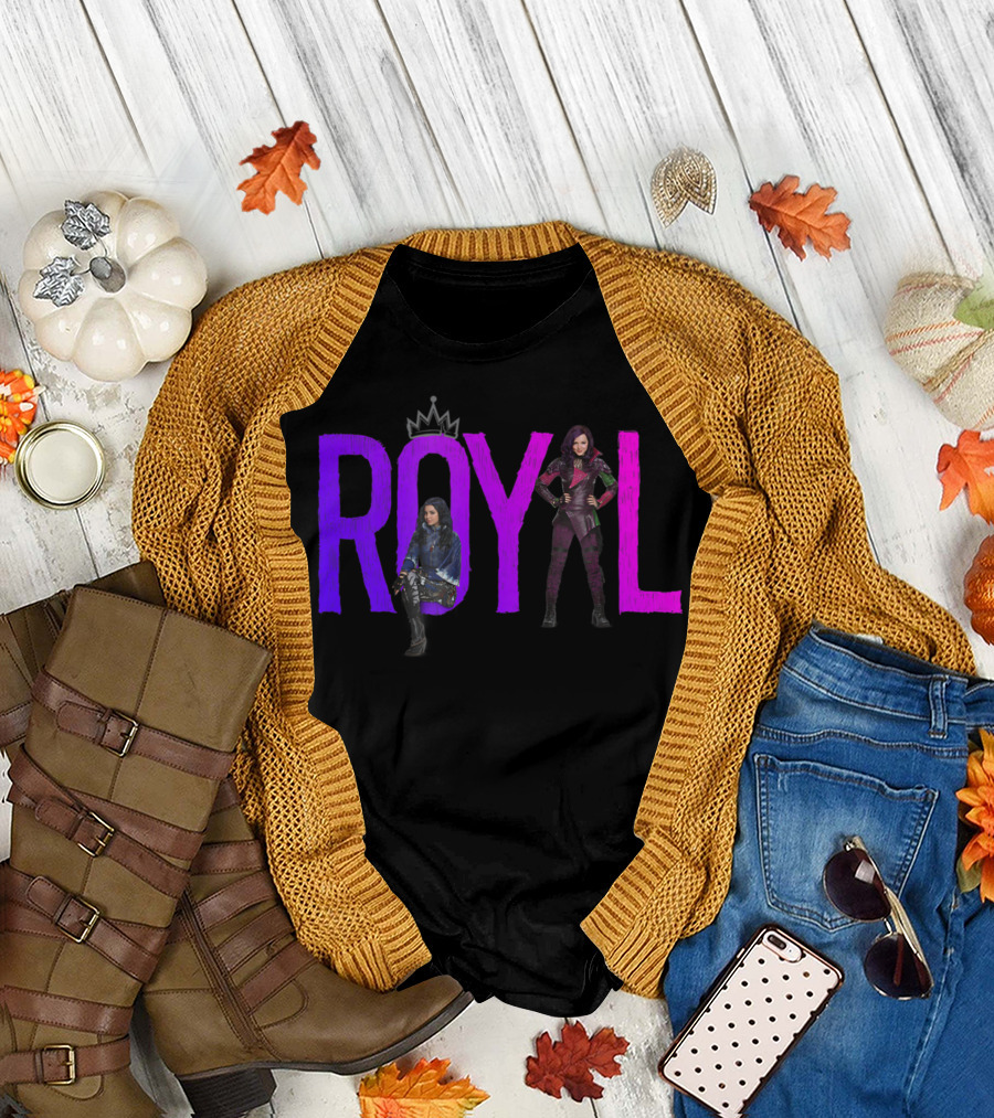 Disney Descendants Royal Characters with Crown T-Shirt