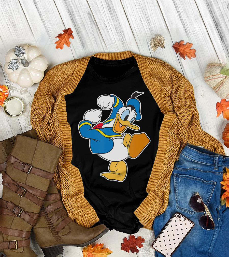 Disney Donald Duck Action Pose Energetic T-Shirt
