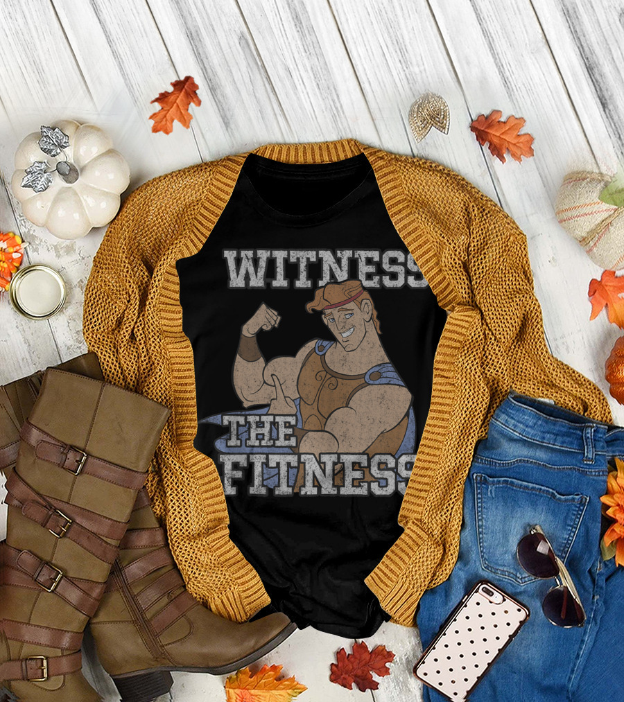 Disney Hercules Witness The Fitness Bodybuilding Strength T-Shirt