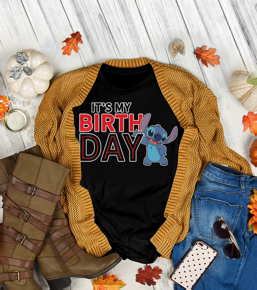 Lilo And Stitch It's My Birthday T-Shirt