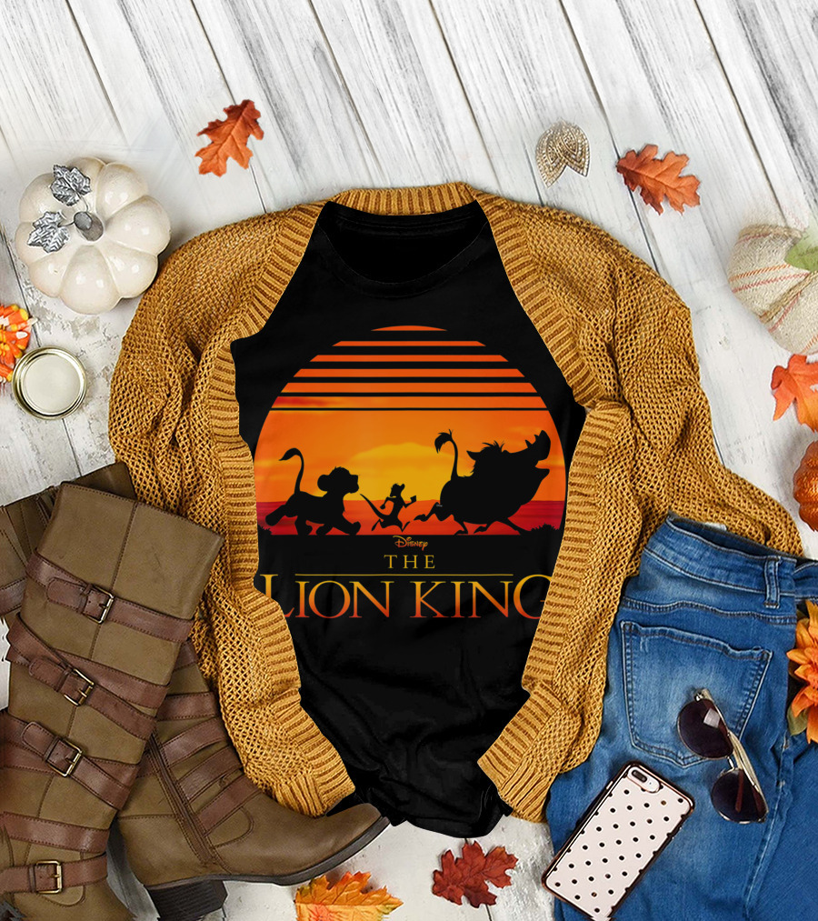 Disney The Lion King Sunset Silhouette Parade T-Shirt