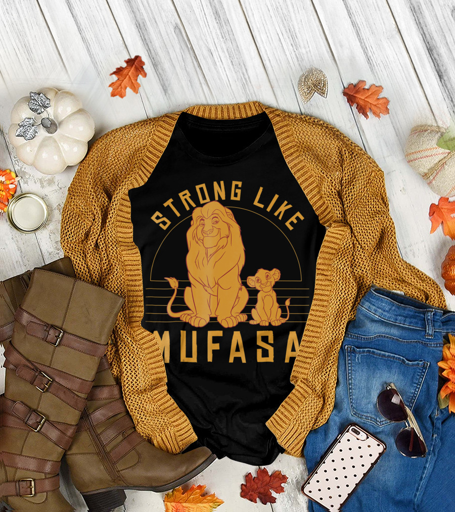 Lion King Strong Like Mufasa Simba Disney T-Shirt