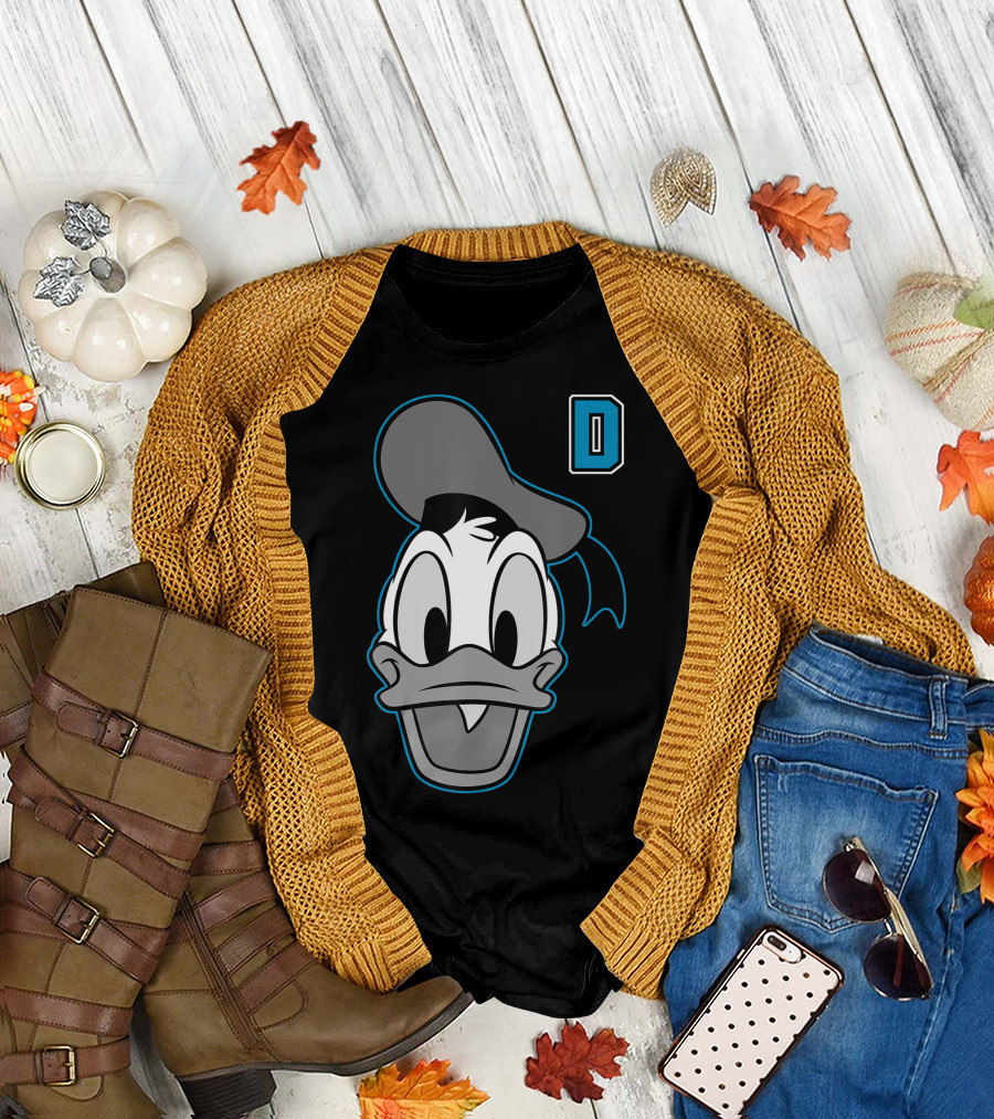Disney Mickey And Friends Donald Duck D Letterman T-Shirt