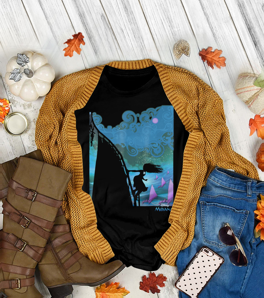 Disney Moana Night Sky Sailing Adventure T-Shirt