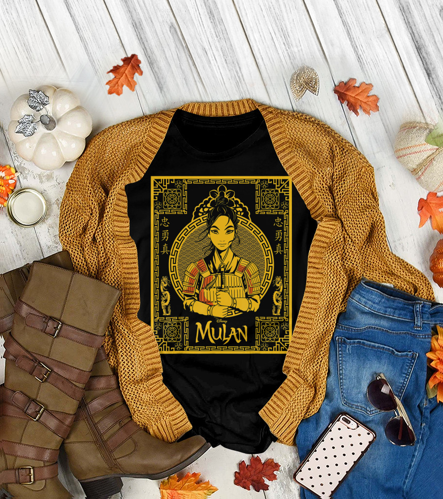 Disney Mulan Live Action Golden Armored T-Shirt