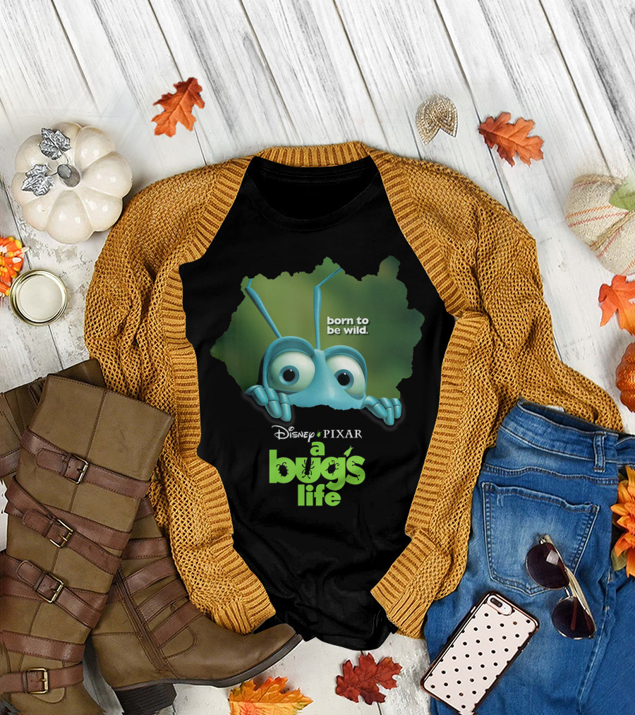 Disney Pixar A Bug's Life Flik Born to Be Wild T-Shirt