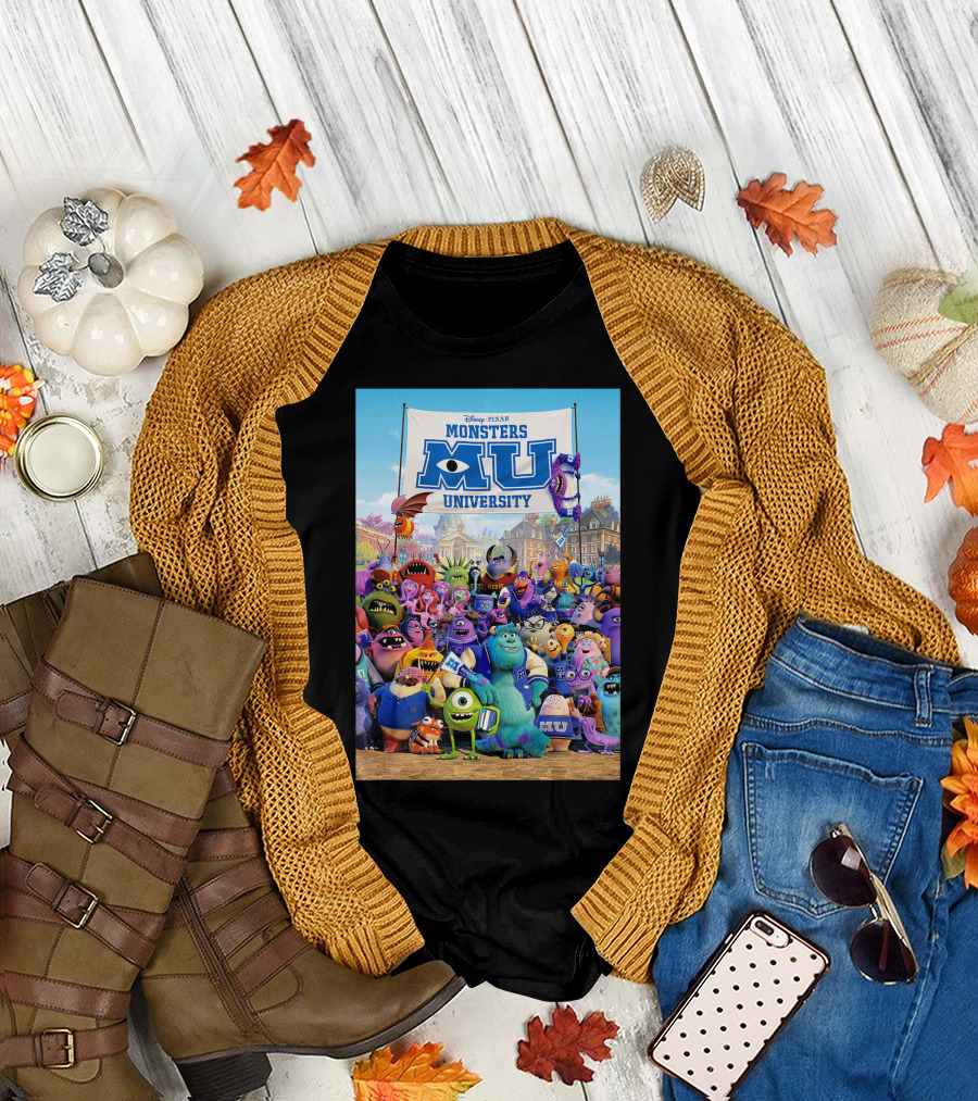 Disney Pixar Monsters University MU Class Photo T-Shirt
