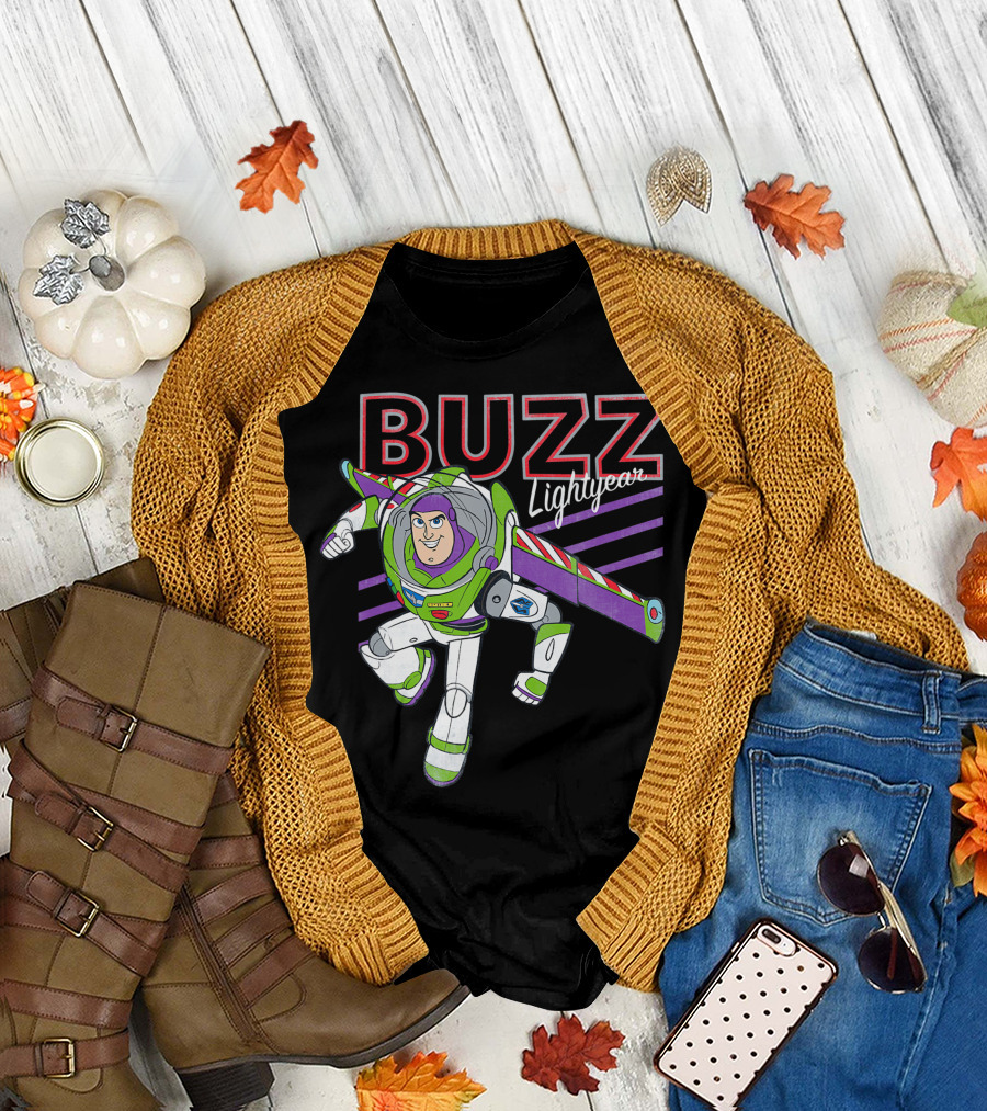 Disney Pixar Toy Story 4 Buzz Lightyear Iconic Astronaut Adventure T-Shirt