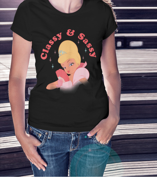 Disney Princess And The Frog Charlotte Classy And Sassy Fan T-Shirt