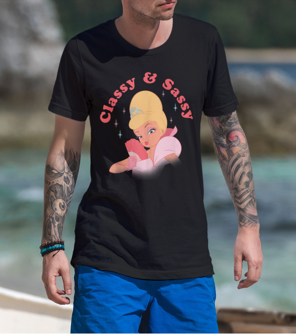 Disney Princess And The Frog Charlotte Classy And Sassy Fan T-Shirt