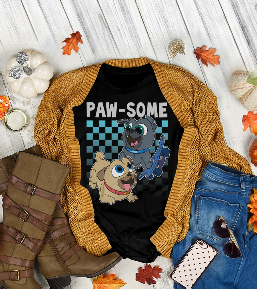 Disney Puppy Dog Pals Paw-Some Fun with Skateboarding Pals T-Shirt