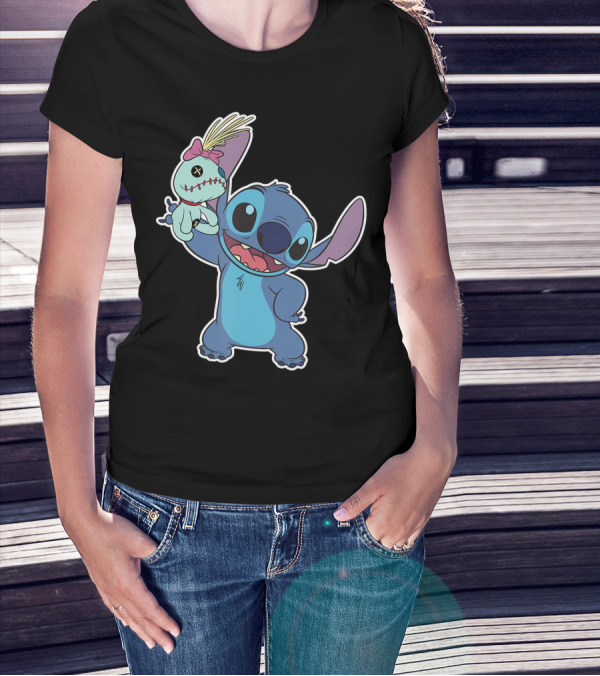 Stitch And Scrump Dynamic Duo Disney T-Shirt