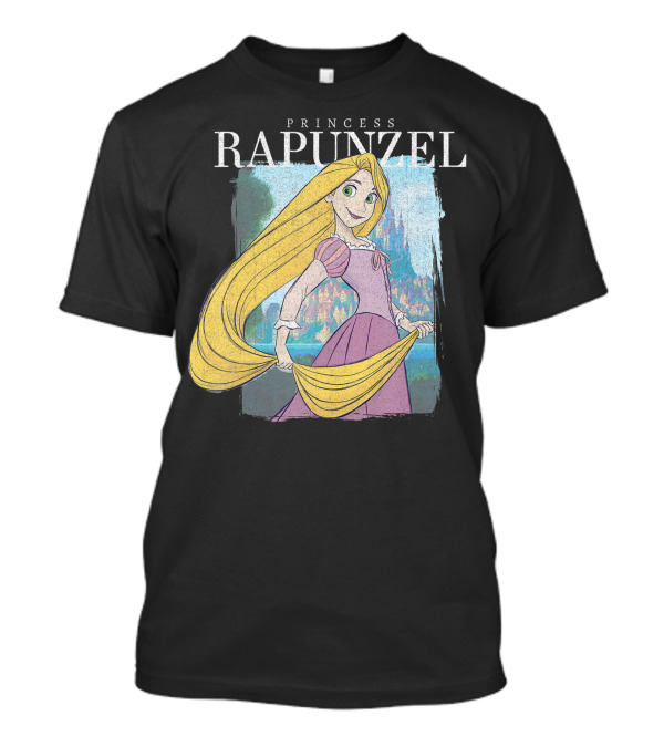 Princess Rapunzel Disney Tangled Castle Scene T-Shirt