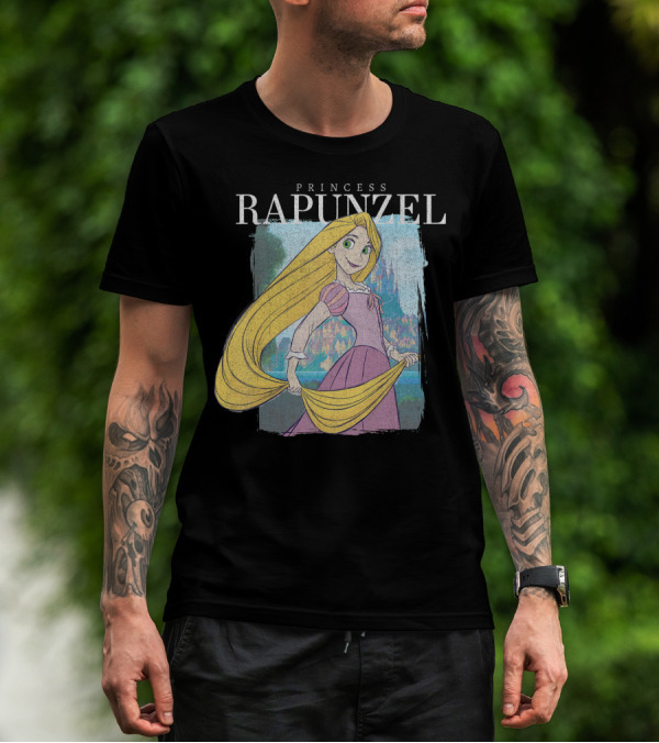 Princess Rapunzel Disney Tangled Castle Scene T-Shirt
