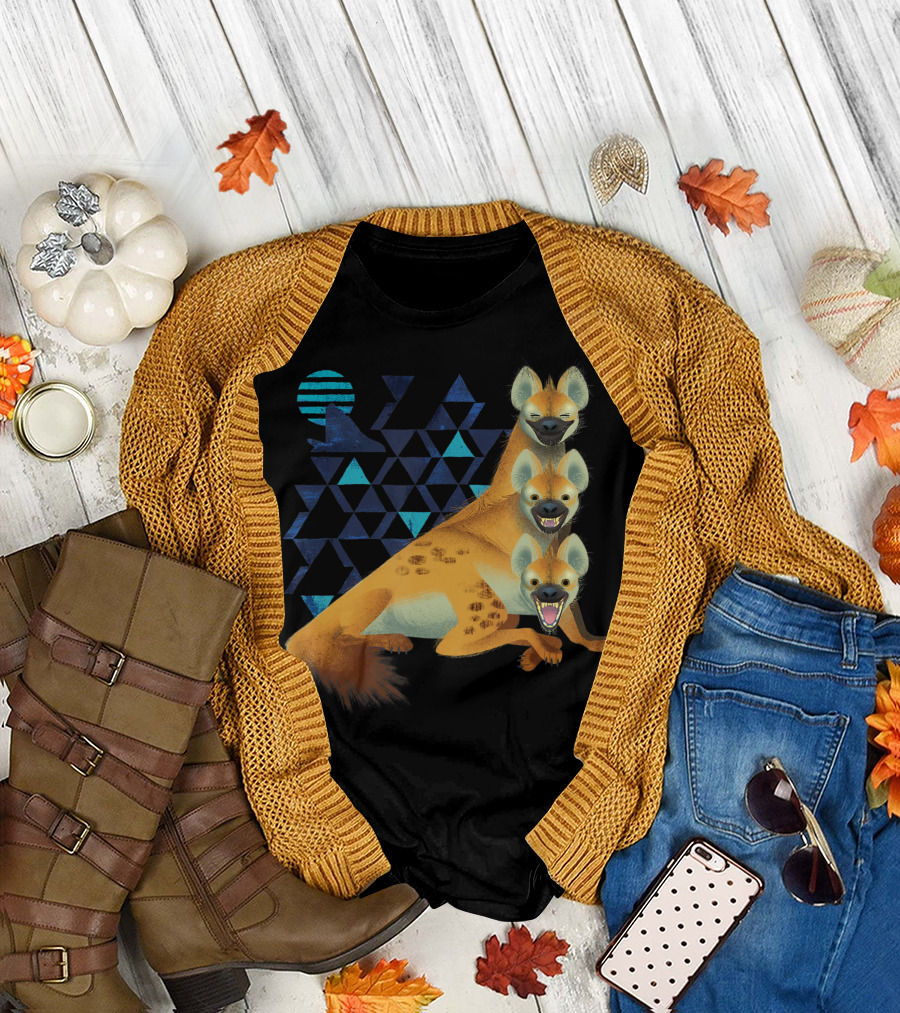 Disney The Lion King Hyenas Geometric Triangles T-Shirt