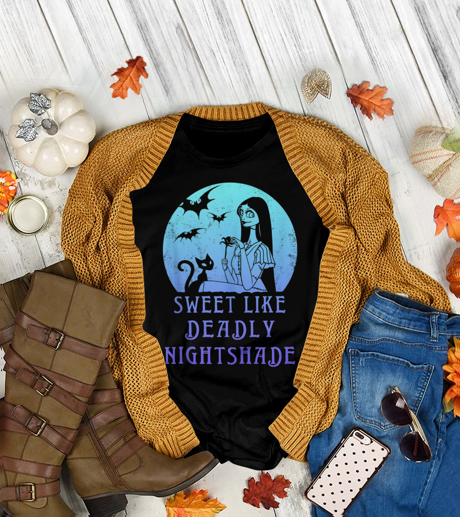 Sweet Like Deadly Nightshade Disney The Nightmare Before Christmas Sally T-Shirt