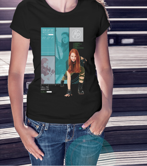 Kim Possible Live Action Call Me Beep Me She Can Do Anything KP T-Shirt