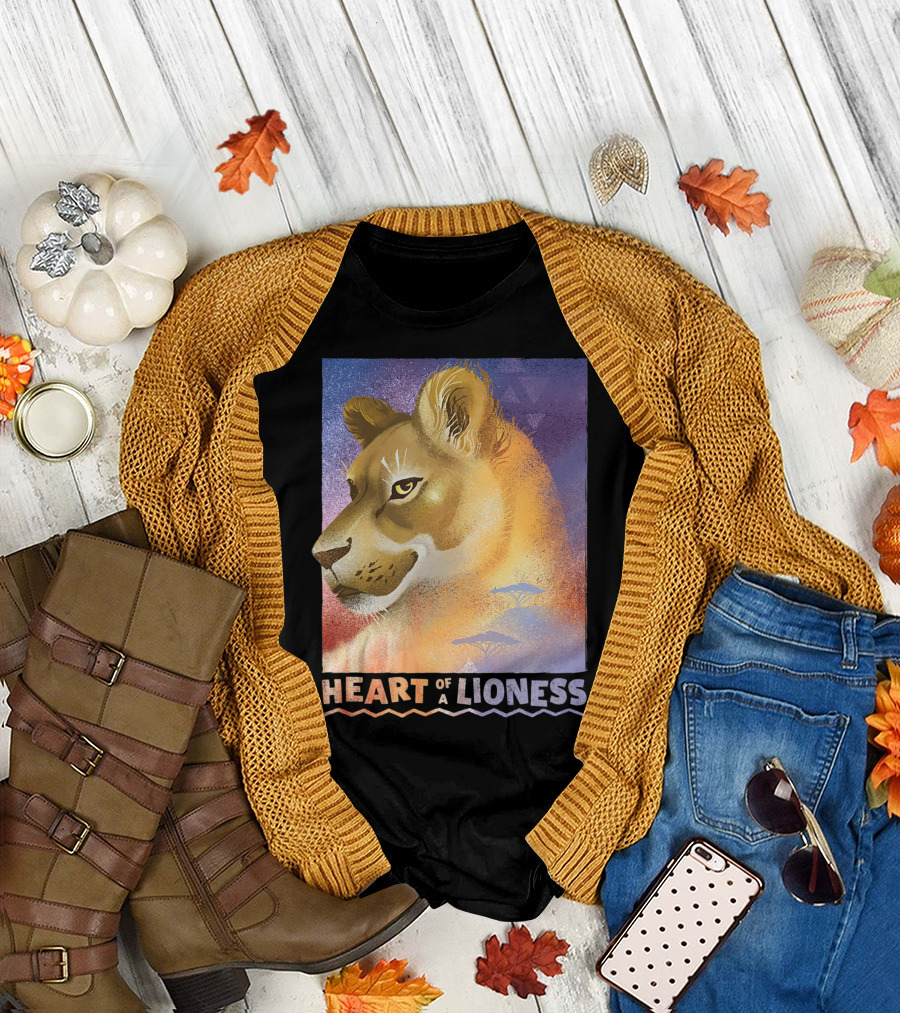 Disney Lion King Nala Heart of a Lioness Airbrush Live Action T-Shirt