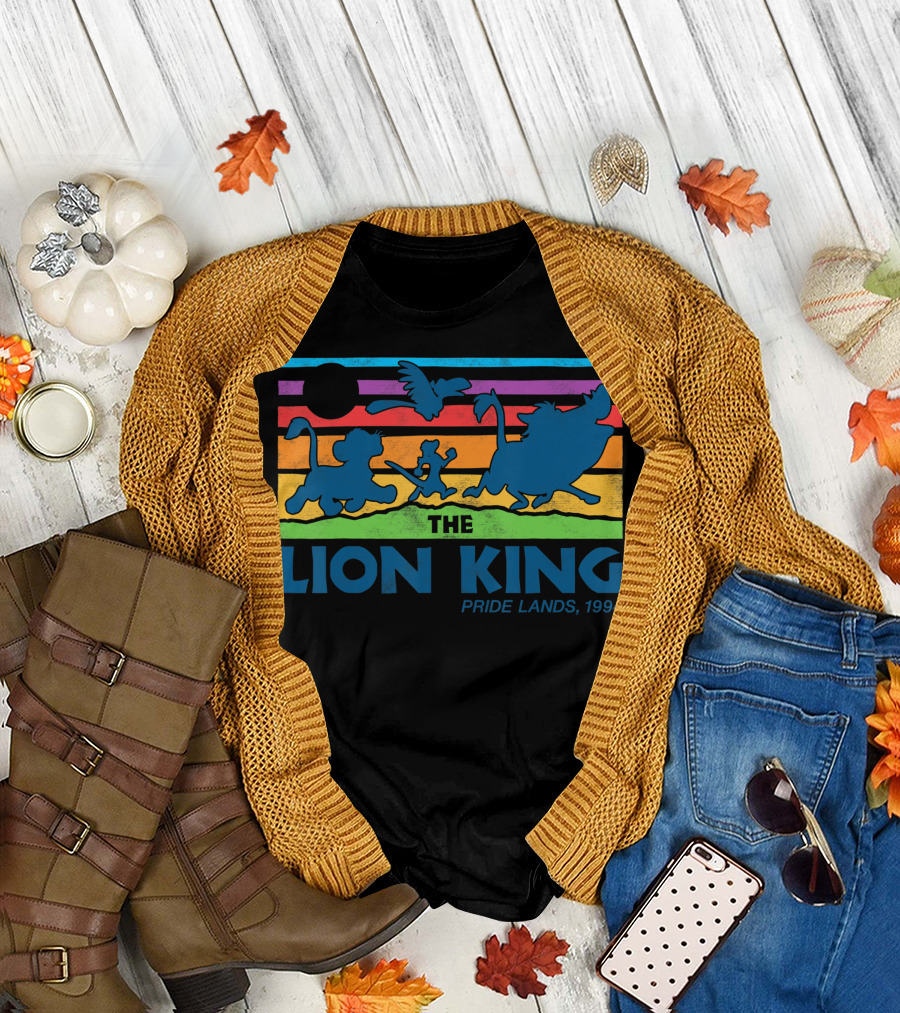 The Lion King Pride Lands 1994 Rainbow Main Cast T-Shirt