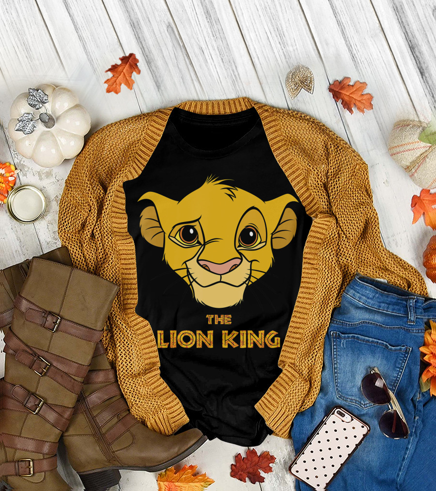 Disney The Lion King Young Simba Face T-Shirt
