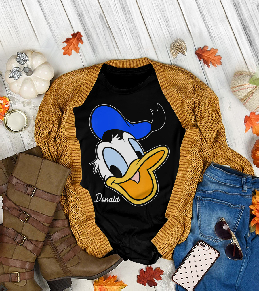 Disney Mickey And Friends Donald Duck Big Face Donald T-Shirt