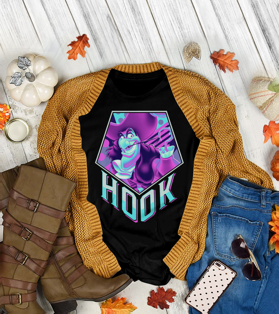 Disney Peter Pan Captain Hook Neon Pop T-Shirt