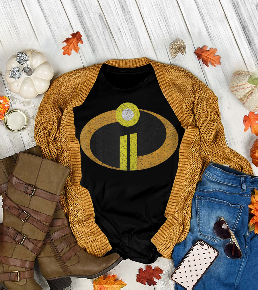 Disney Pixar Incredibles 2 Logo Oval T-Shirt